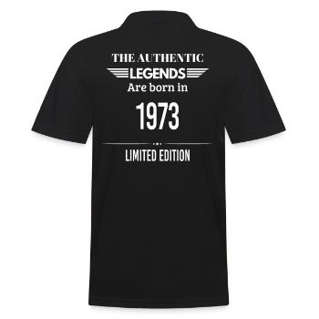 LEGENDS ARE BORN IN 1973 LIMITED EDITION - Polo Homme - noir - Dos - Kai (181cm)