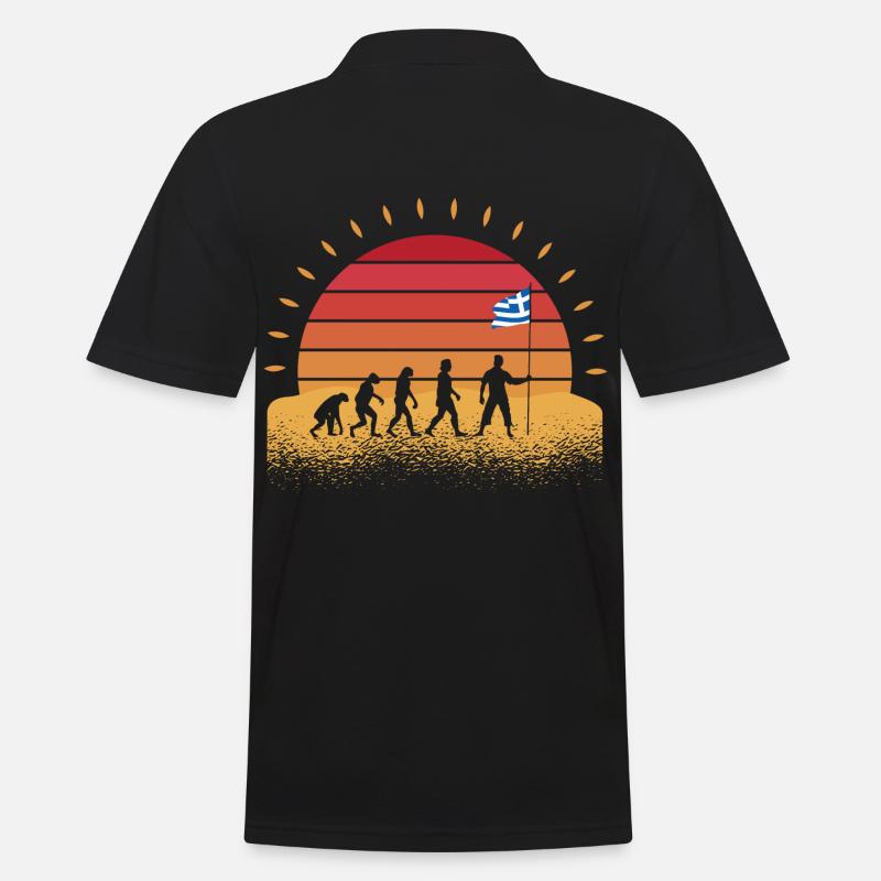 Grecs, Grecs, Grèce - Polo Homme - noir