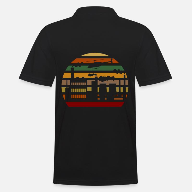 Chernobyl - Männer Poloshirt - Schwarz