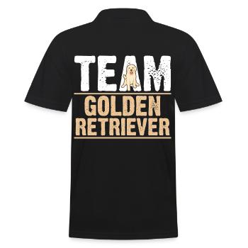 Chien Golden Retriever - Polo Homme - noir - Dos - Kai (181cm)