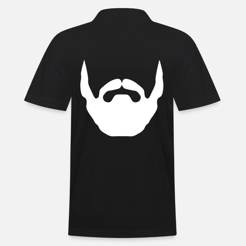 Bart - Männer Poloshirt - Schwarz