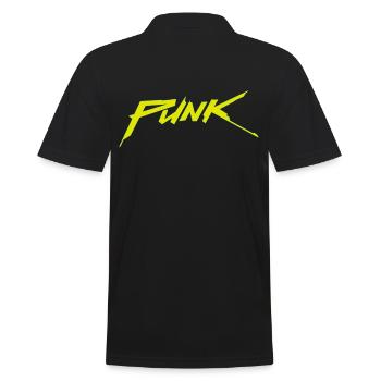 Punk cyberpunk - Polo Homme - noir - Dos - Kai (181cm)