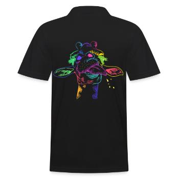 Girafe d’été Girafe Safari Afrique Enfants - Polo Homme - noir - Dos - Kai (181cm)
