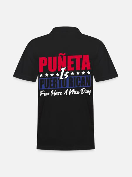 Camiseta Puerto Rico - Polo hombre - negro