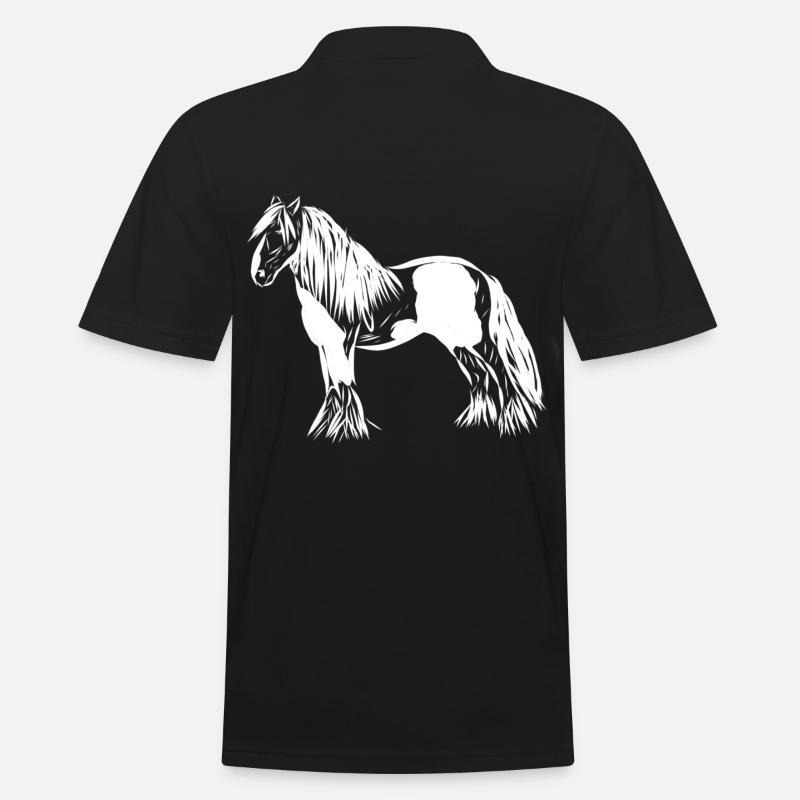 Cheval - Polo Homme - noir