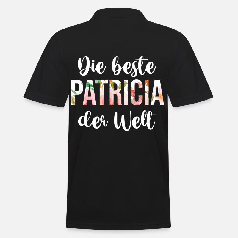 Patricia - Männer Poloshirt - Schwarz