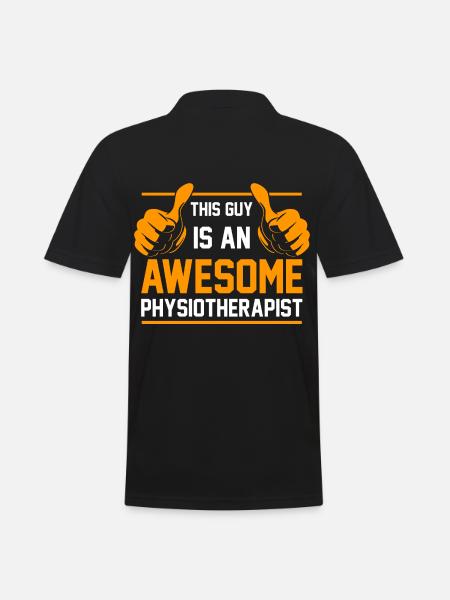 Physiotherapist Physical Therapy Gift - Men's Polo Shirt - black