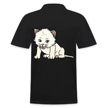 Animaux chats Chats Animaux Bébé Enfant - Polo Homme - noir - Dos - Kai (181cm)