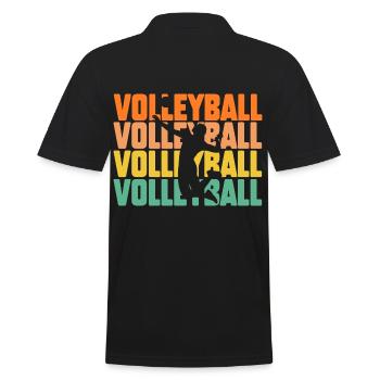 Joueur de volley-ball Volley-ball - Polo Homme - noir - Dos - Kai (181cm)