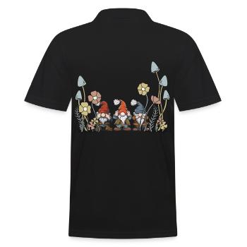 Habitant de la forêt Nain Nain Troll Conte de fées Enfant - Polo Homme - noir - Dos - Kai (181cm)