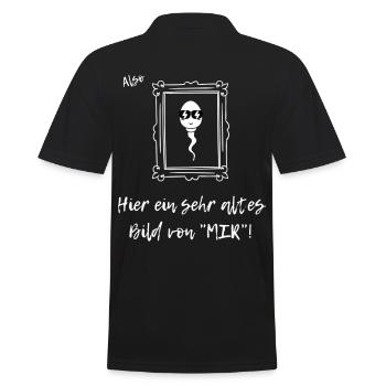 Altes Bild von MIR - Männer Poloshirt - Schwarz - Hinten - Kai (181cm)