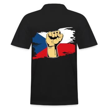 Faust République tchèque - Polo Homme - noir - Dos - Kai (181cm)