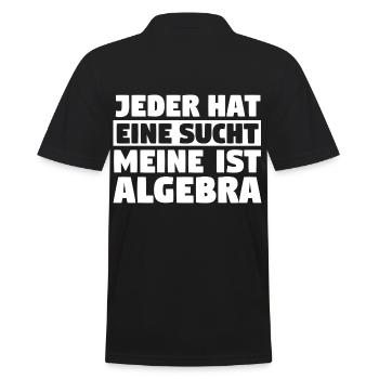 Mathematik Mathe Rechnen Algebra - Männer Poloshirt - Schwarz - Hinten - Kai (181cm)