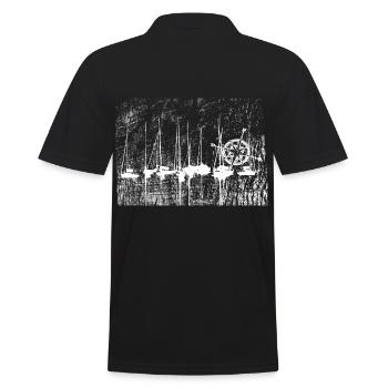 Marina Compass Marins Nautiques Nautiques - Polo Homme - noir - Dos - Kai (181cm)