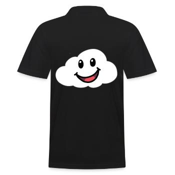Émotions Sentiments Amical Nuage Ciel - Polo Homme - noir - Dos - Kai (181cm)