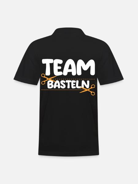 Bastler Bastelunterricht Basteln - Männer Poloshirt - Schwarz