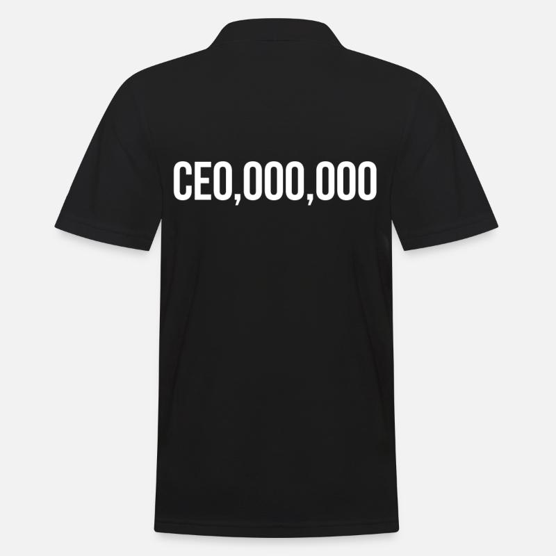 Chef - Männer Poloshirt - Schwarz