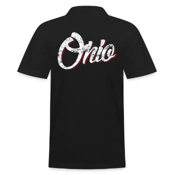 Ohio T shirt Ohio Home Tee 2 - Männer Poloshirt - Schwarz - Hinten - Kai (181cm)