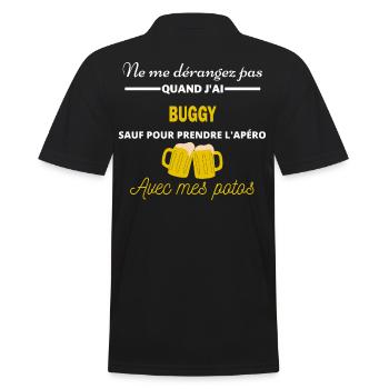Ne me dérangez pas QUAND J ai l apéro buggy - Polo Homme - noir - Dos - Kai (181cm)