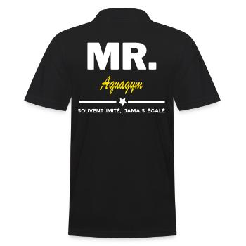 MR souvent imité jamais égalé Aquagym - Polo Homme - noir - Dos - Kai (181cm)