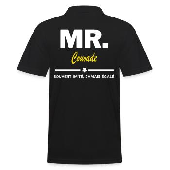 MR. souvent imité, jamais égalé Couvade - Polo Homme - noir - Dos - Kai (181cm)