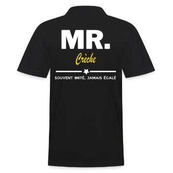 MR. souvent imité, jamais égalé Crèche - Polo Homme - noir - Dos - Kai (181cm)