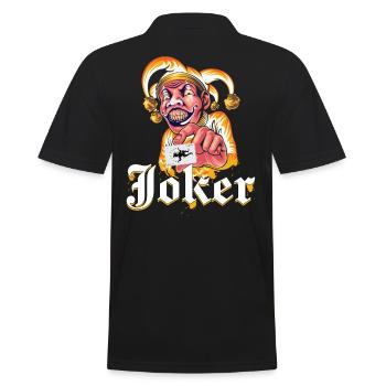 Carte Joker Orange - Polo Homme - noir - Dos - Kai (181cm)