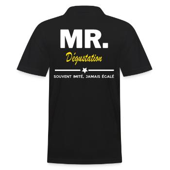 MR. souvent imité, jamais égalé Dégustation - Polo Homme - noir - Dos - Kai (181cm)