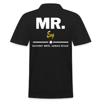 MR. souvent imité, jamais égalé Evg - Polo Homme - noir - Dos - Kai (181cm)