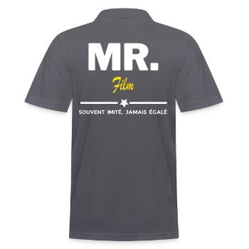 MR. souvent imité, jamais égalé Film - Polo Homme - charbon - Dos - Nico (186cm)