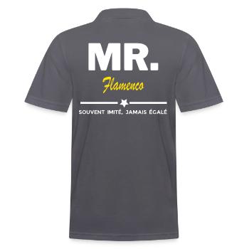 MR. souvent imité, jamais égalé Flamenco - Polo Homme - charbon - Dos - Nico (186cm)