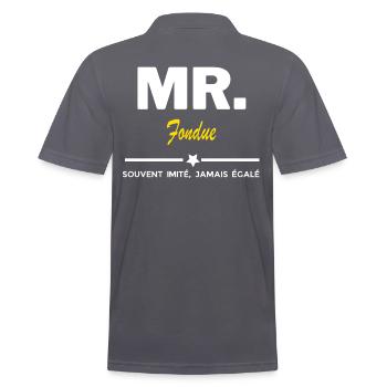 MR. souvent imité, jamais égalé Fondue - Polo Homme - charbon - Dos - Nico (186cm)