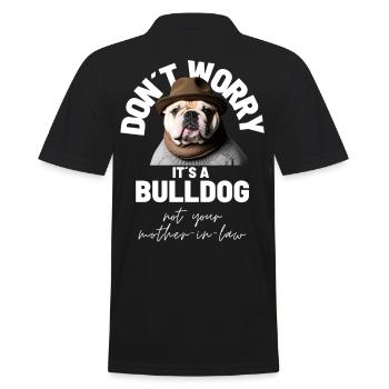 NE VOUS INQUIÉTEZ PAS... Bulldog Bulldog Bulldogs - Polo Homme - noir - Dos - Kai (181cm)