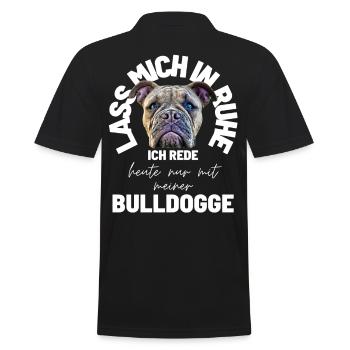 LAISSE-MOI TRANQUILLE... Bulldog Bulldog Bulldogs - Polo Homme - noir - Dos - Kai (181cm)