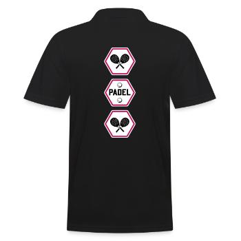 padel padel-tennis paddle padle - Polo Homme - noir - Dos - Kai (181cm)