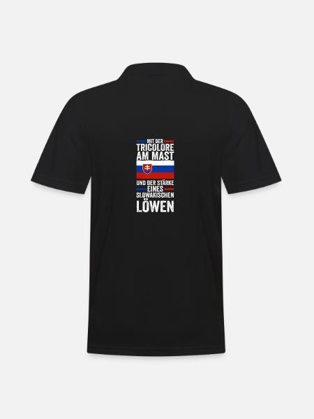Slovakia Slovakia - Men's Polo Shirt - black
