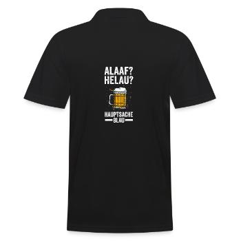 Costume de carnaval Boire de la bière Carnaval Carnaval - Polo Homme - noir - Dos - Kai (181cm)