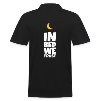 Nous faisons confiance à notre lit - Polo Homme - noir - Dos - Kai (181cm)
