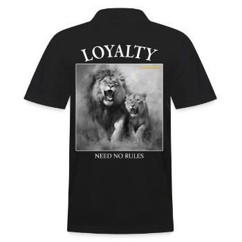 LA LOYAUTÉ N’A PAS BESOIN DE LOIS - Polo Homme - noir - Dos - Kai (181cm)