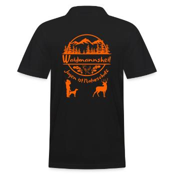 Jäger-Waidmannsheil-Jagen est la conservation de la nature - Polo Homme - noir - Dos - Kai (181cm)