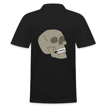 Tête de mort - Polo Homme - noir - Dos - Kai (181cm)