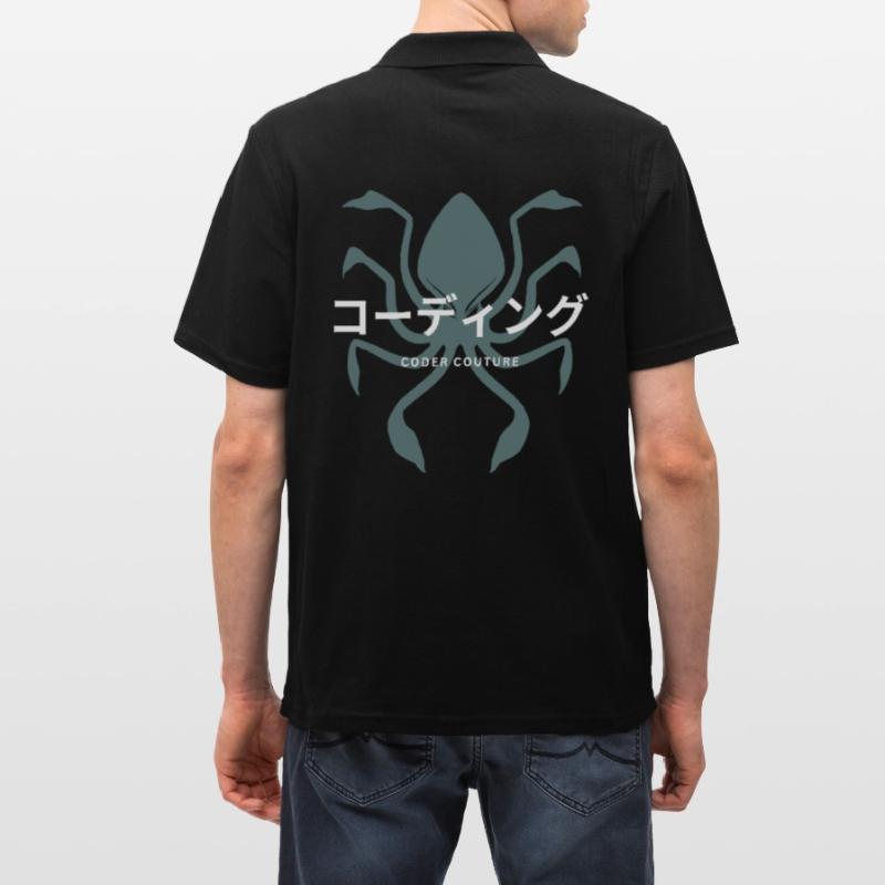 LUZILLION CODER COUTURE, CODE AND BUGS Männer Poloshirt