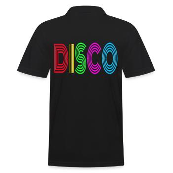 Discothèque des années 70 - Polo Homme - noir - Dos - Kai (181cm)