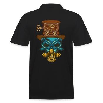 Steampunk Steampunker Steampunks Steampunkers - Männer Poloshirt - Schwarz - Hinten - Kai (181cm)