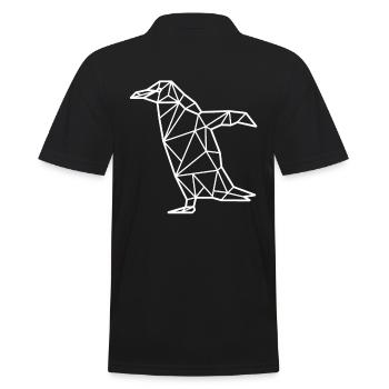 Polygone de pingouin - Polo Homme - noir - Dos - Kai (181cm)