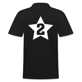 Étoile 2 - Polo Homme - noir - Dos - Kai (181cm)