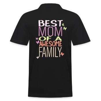 Meilleure maman - Polo Homme - noir - Dos - Kai (181cm)