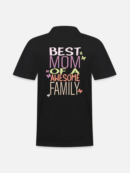 Beste Mama - Männer Poloshirt - Schwarz