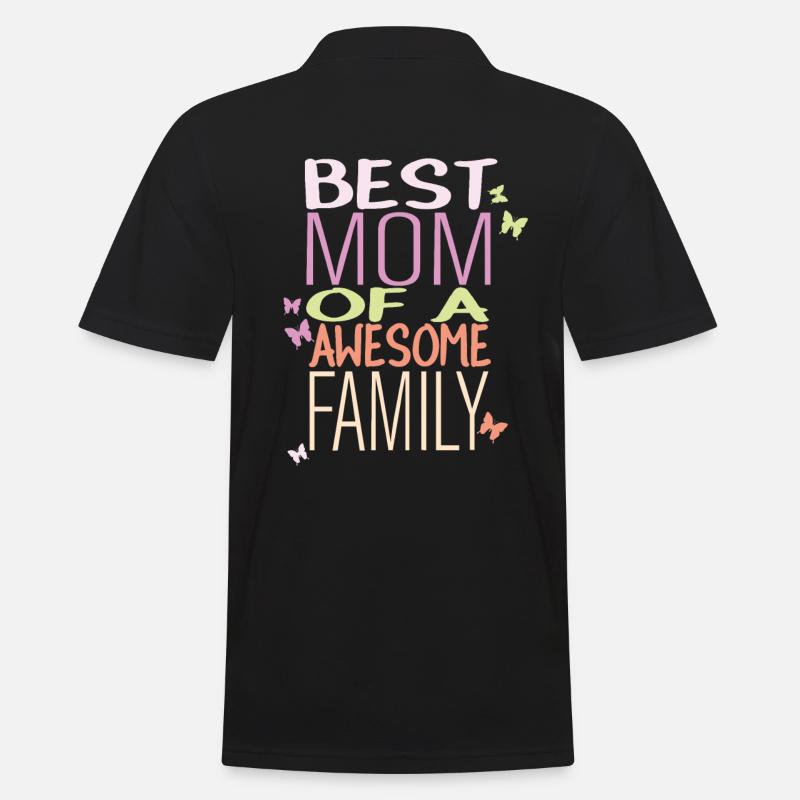 Beste Mama - Männer Poloshirt - Schwarz