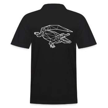 Polygone de crocodile - Polo Homme - noir - Dos - Kai (181cm)